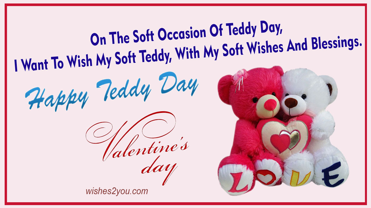 Happy Teddy Bear Wishes Quotes in English | Best Teddy Bear Day Message